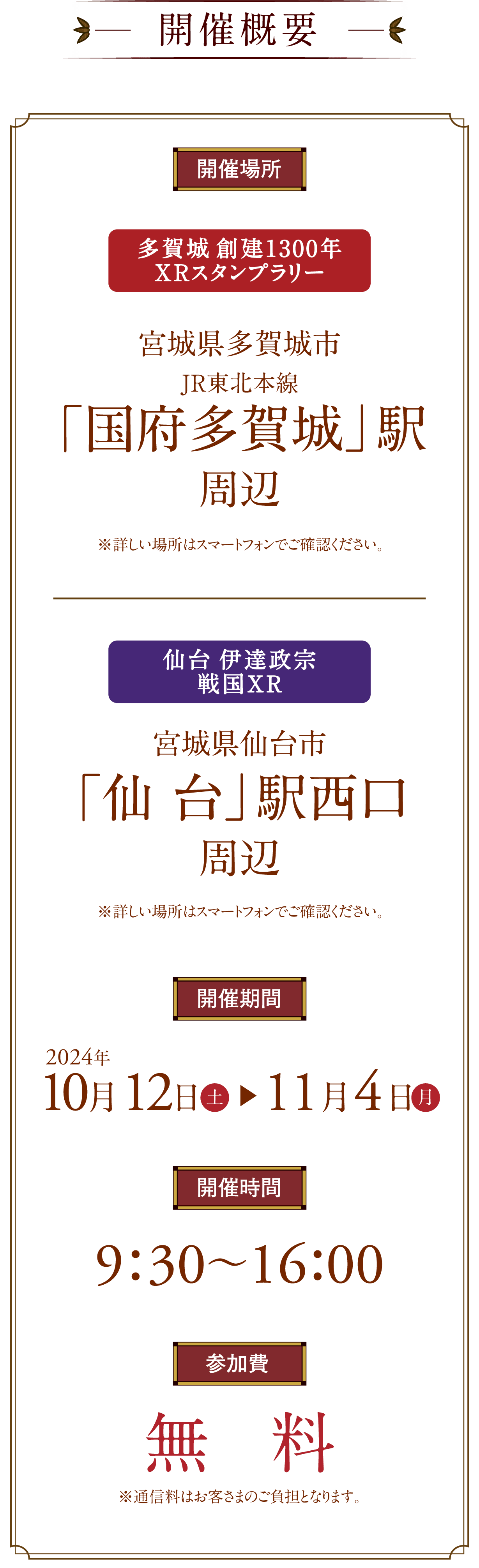 開催概要